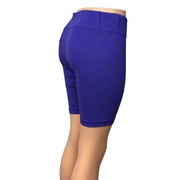 Reebok Women’s Identity Fitted Logo Shorts, Bold Purple, Sz. M - Picture 3 of 10